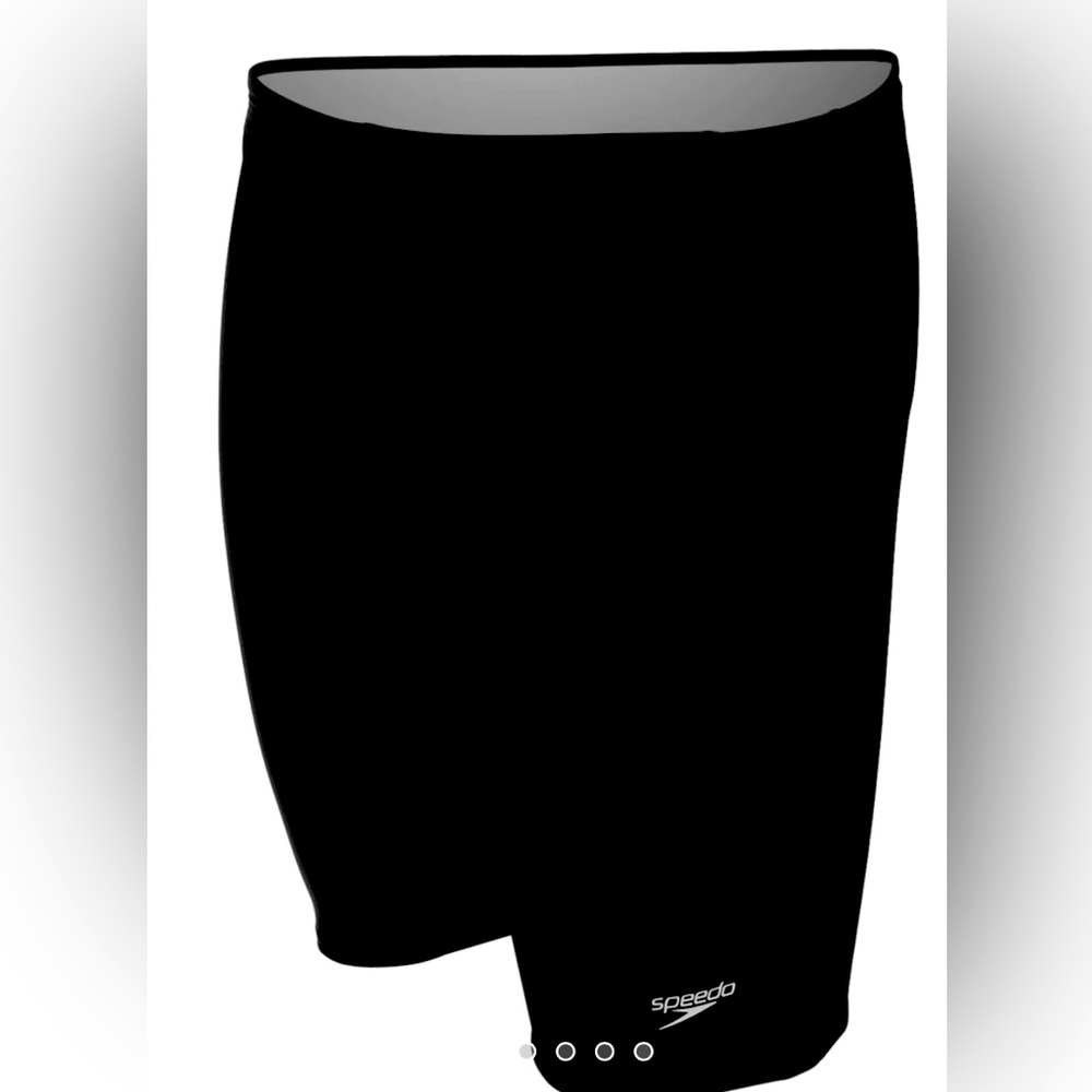 Speedo Mens Swimsuit Jammer ProLT Solid, Speedo Black, 30
